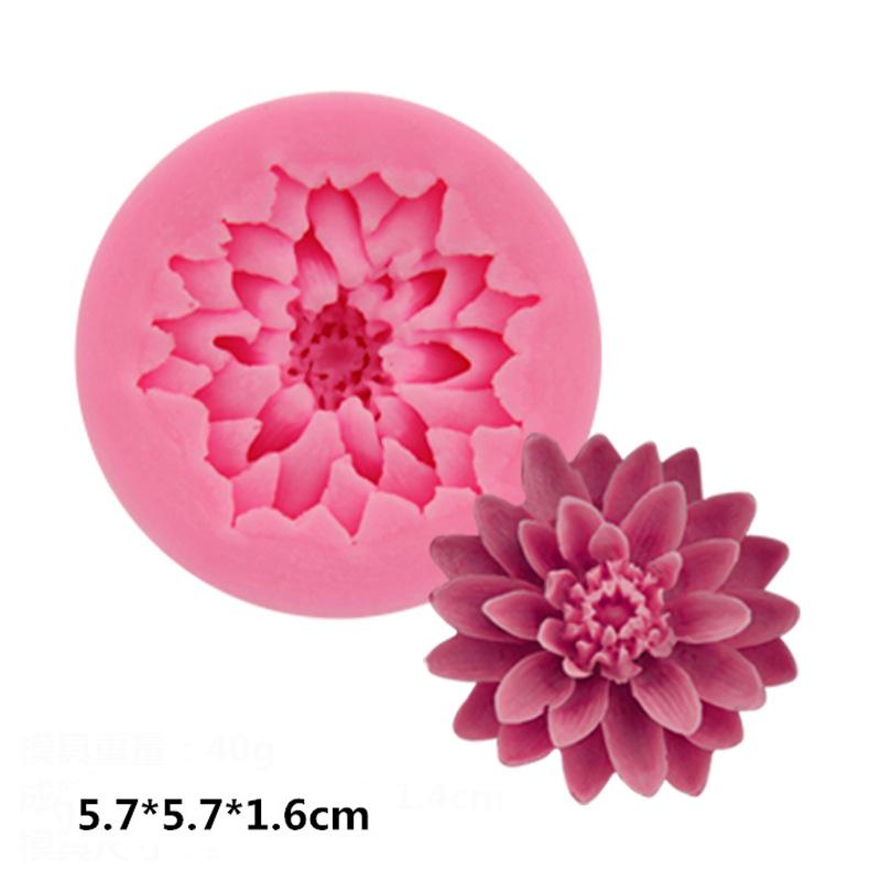 DIY Flower Shape Silica Gel Mold Soft Candy Craft Cake Candy Cake Baking Tool Mold Cake Decoration Tool
