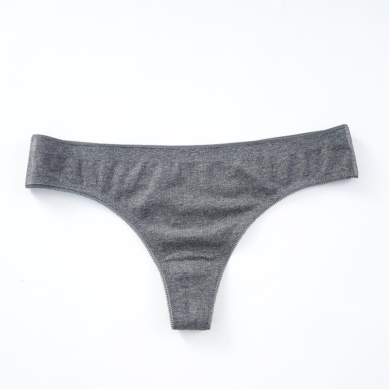 

Женское бесшовное нижнее белье Женское нижнее белье из хлопка с утягивающим эффектом для бедер Женское нижнее белье с низкой талией XL темно-серого
