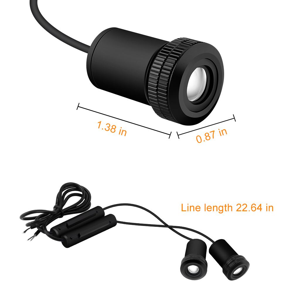 AABHG1 4th Laser Projectors For Chevrolet Logo Light 2pcs Door Shadow Light For Chevrolet Trax Spark Cruze Malibu Aveo Sonic Epica