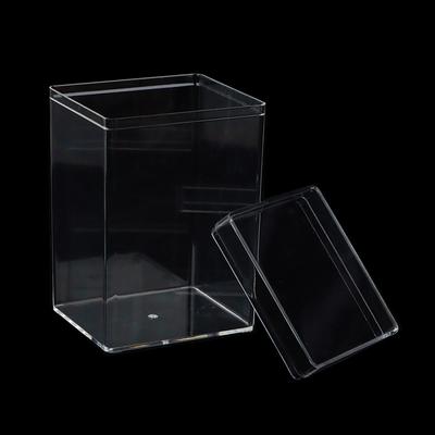 Rechteckige Kunststoffbox für Kekse, Süßigkeiten, Puppen, Geschenkverpackung, transparente Box