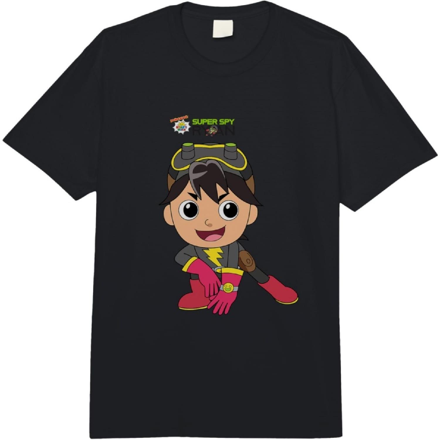 

Ryan s World Super Spy Ryan Comfort Colors Adult Heavyweight T-shirt XXXXXL чорний