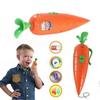 Zootopia Carrot Shape Recording Pen 60s Voice Recorder Ballpoint Pen Toy R7W1 New Arrival S06