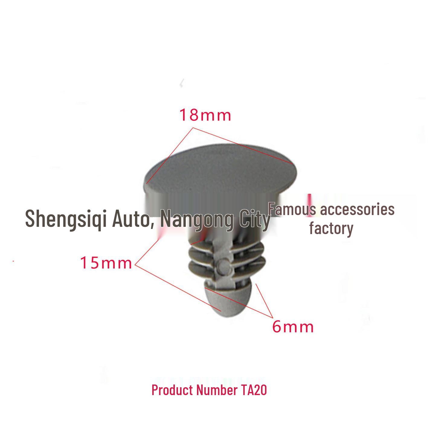 

Violet Car Headliner Trim Clip for Dongfeng 153 Tianlong 10000 Units