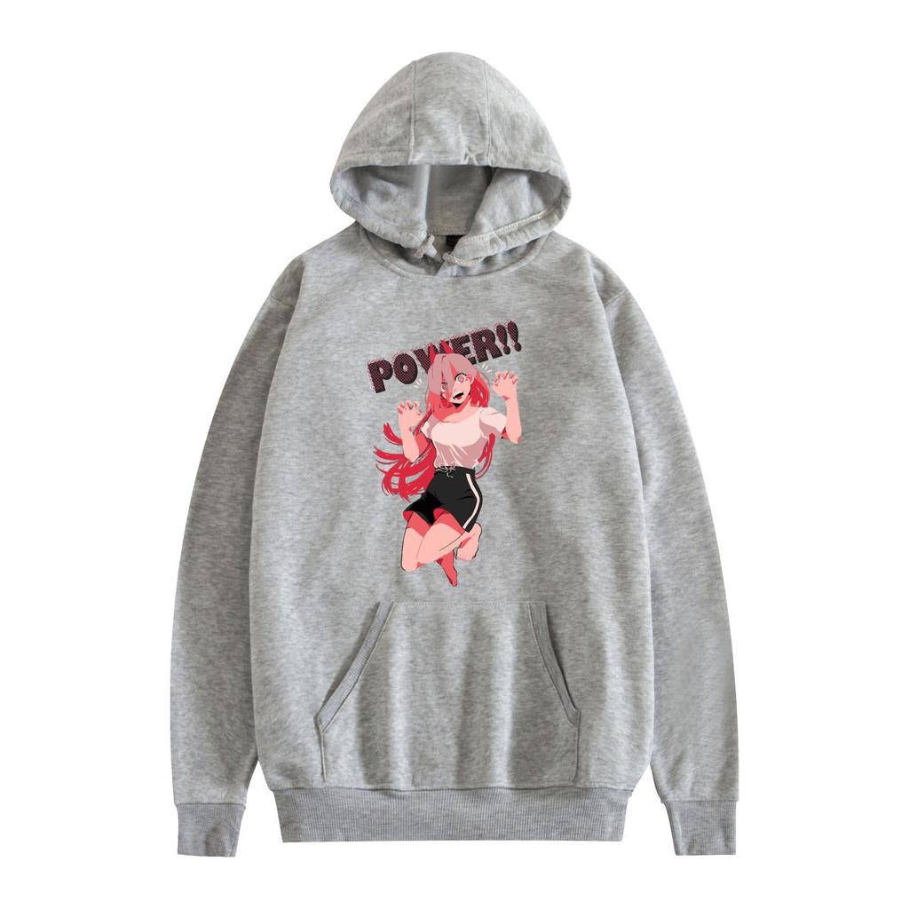 New Fashion Chainsaw Man Hoodies Cartoon Printed Sweatshirts Casual Long Sleeve Tops for Men Women