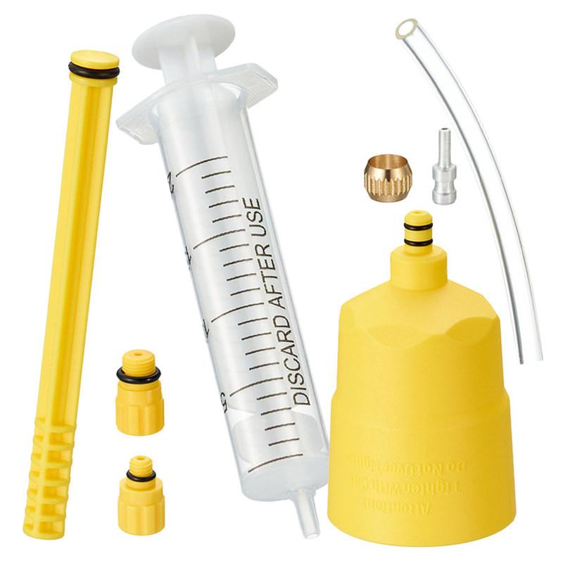 Hydraulic Disc Bleed Tool Bike Brake Bleeding Kit Compatible with Mtb Road Bikes Mineral Oil Fluid Refill Syringe for Narrow Gap