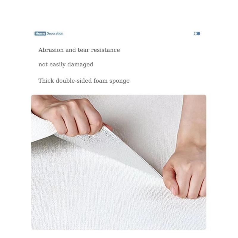 0,5*2,8 m lenjerie 3D spumă PVC autoadeziv culoare solidă îngroșat impermeabil fundal renovare perete tapet autocolante de perete