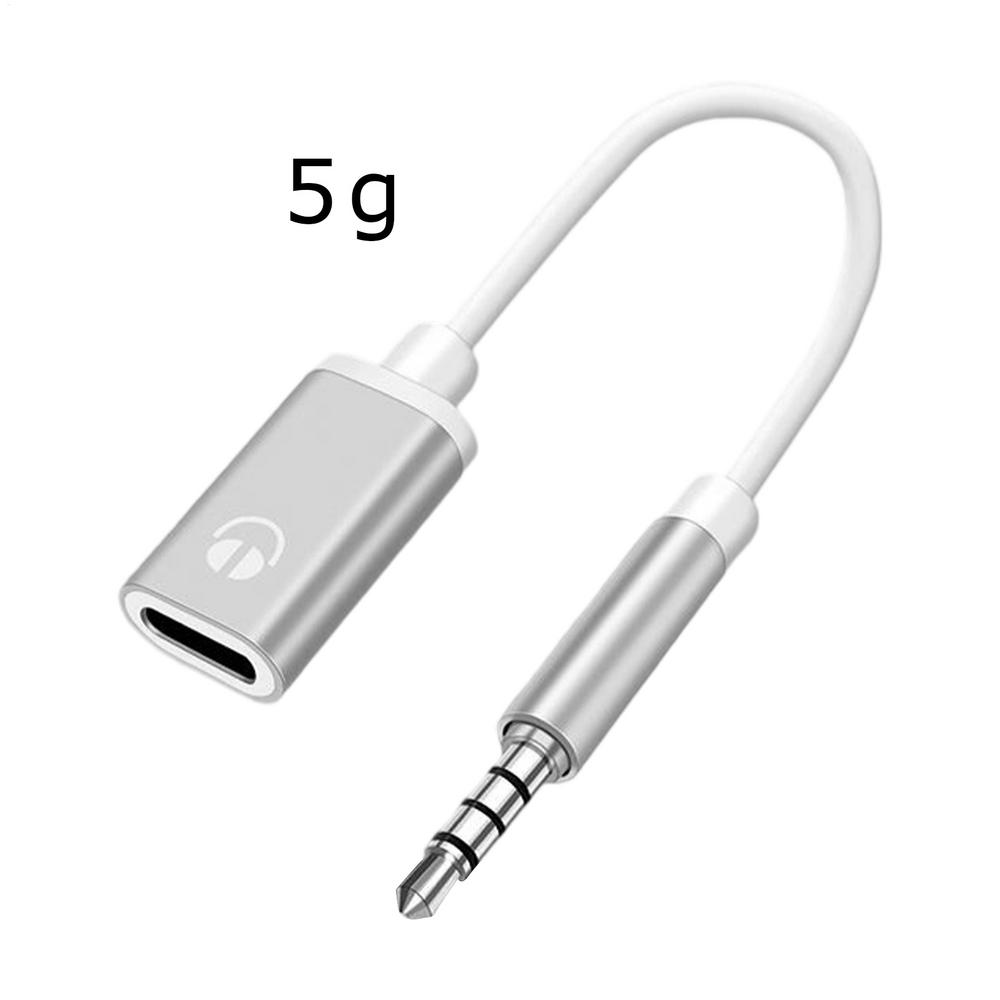 Typ-C-Kopfhöreradapter Typc Buchse Flachkopf-Kopfhörer Typ-C-Konverter Kopfhöreradapter 3,5-mm-Stecker auf Typ-C-Buchse Kopfhörer