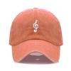 Unisex Soft Cotton Dad Hat Musical Note Embroidery Baseball Cap For Women Men Adjustable Unisex Casual Sports Caps