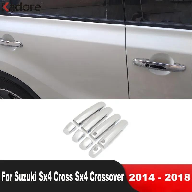 Хромированная накладка на ручку двери для Suzuki Sx4 Cross Sx4 Crossover 2014-2016 2017 2018 Аксессуары