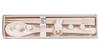 Kutsuwa Miffy Lunch Collection Chopsticks and Spoon 18cm Tall Antibacterial Made In Japan Set, -GIFT SERIES- Ag+ MF900,