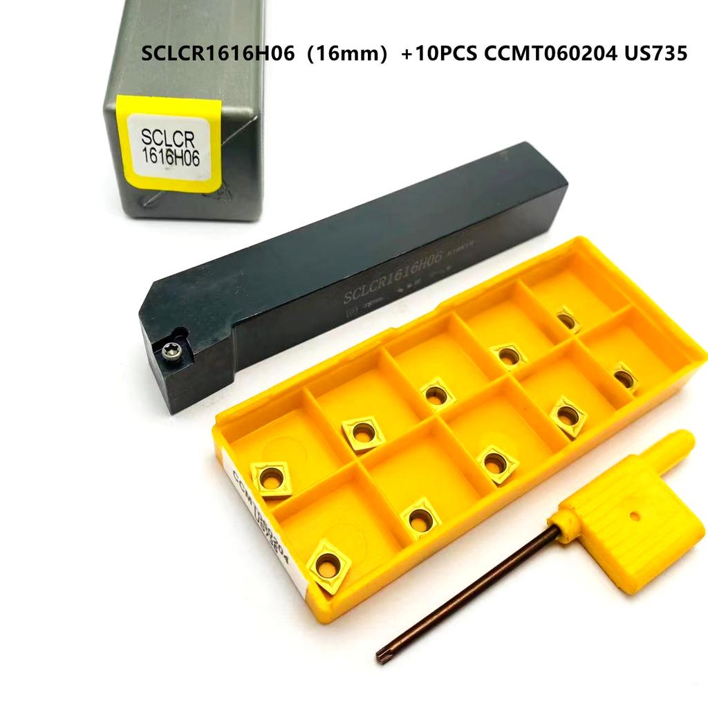 SCLCR1010H06 SCLCR1212H06 SCLCR1616H06 External Turning Tool Holder CNC Boring Tool for CCMT060204 Carbide Inserts