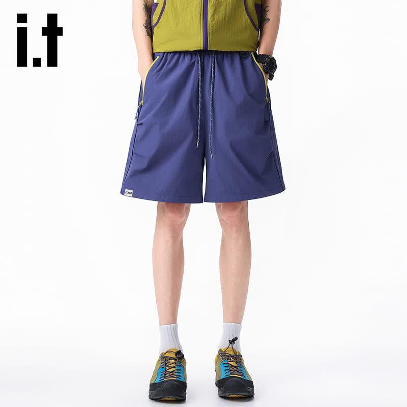 Izzueit Men s Quick-Dry Ice Silk Outdoor Shorts M