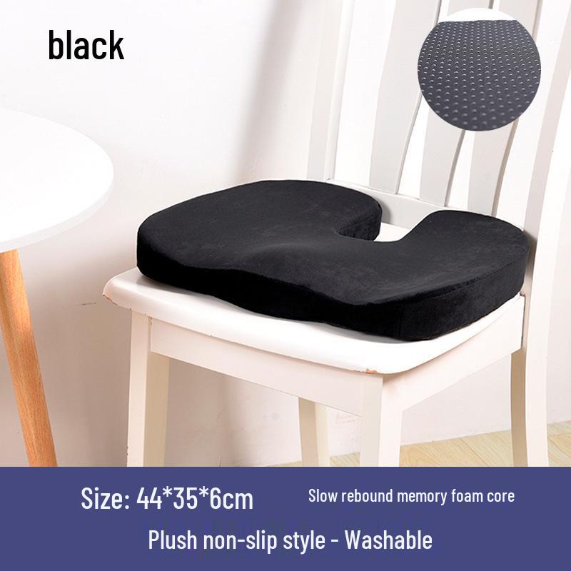 Thickened Memory Foam Seat Cushion for Long Sitting – Ideal for Students, Office Chairs, Dining Chairs, and Hip Protection.