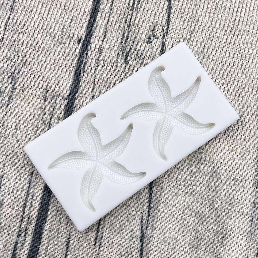 Starfish Silicone Mold Sugarcraft Chocolate Cupcake Baking Mold Fondant Cake Decorating Tools