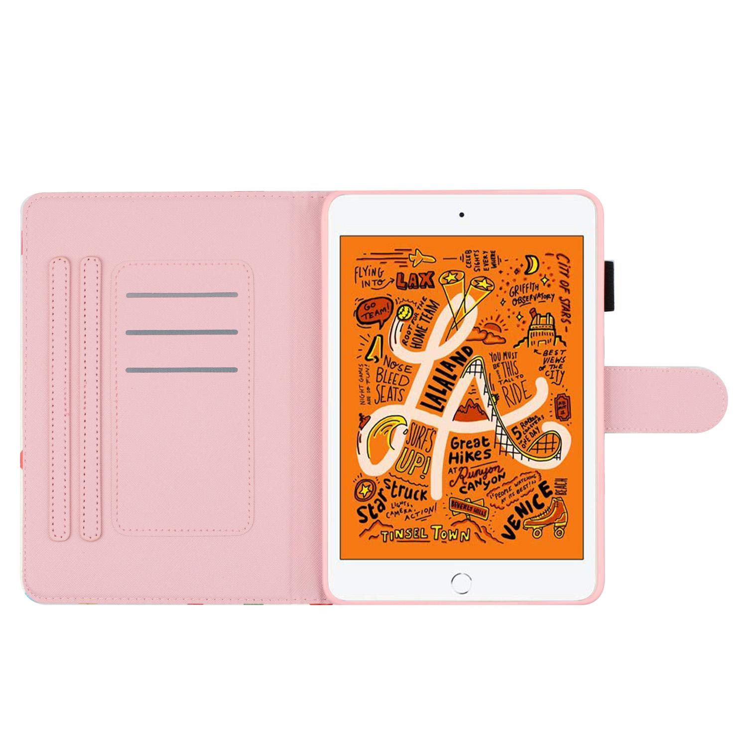 

For iPad Air (2013)/Air 2/iPad Pro 9.7 inch (2016)/iPad (2017)/(2018) Dot Printed Protective Tablet Case PU Leather Flip Cover White/Green Dot