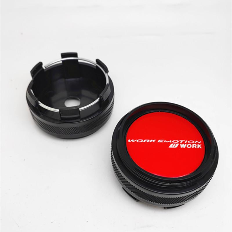 4 τεμάχια 62mm 56mm W Work Emotion Καλύμματα Κέντρου Τροχού Κάλυμμα Κέντρου Ζάντας Αυτοκινήτου Καλύμματα Τροχών Αδιάβροχα Καλύμματα Κέντρου Σήμα