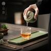 New Chinese-style ceramic household anti-scalding hand grab pot, brewing teapot with filter, small single pot, retro kung fu tea set, tea kettle