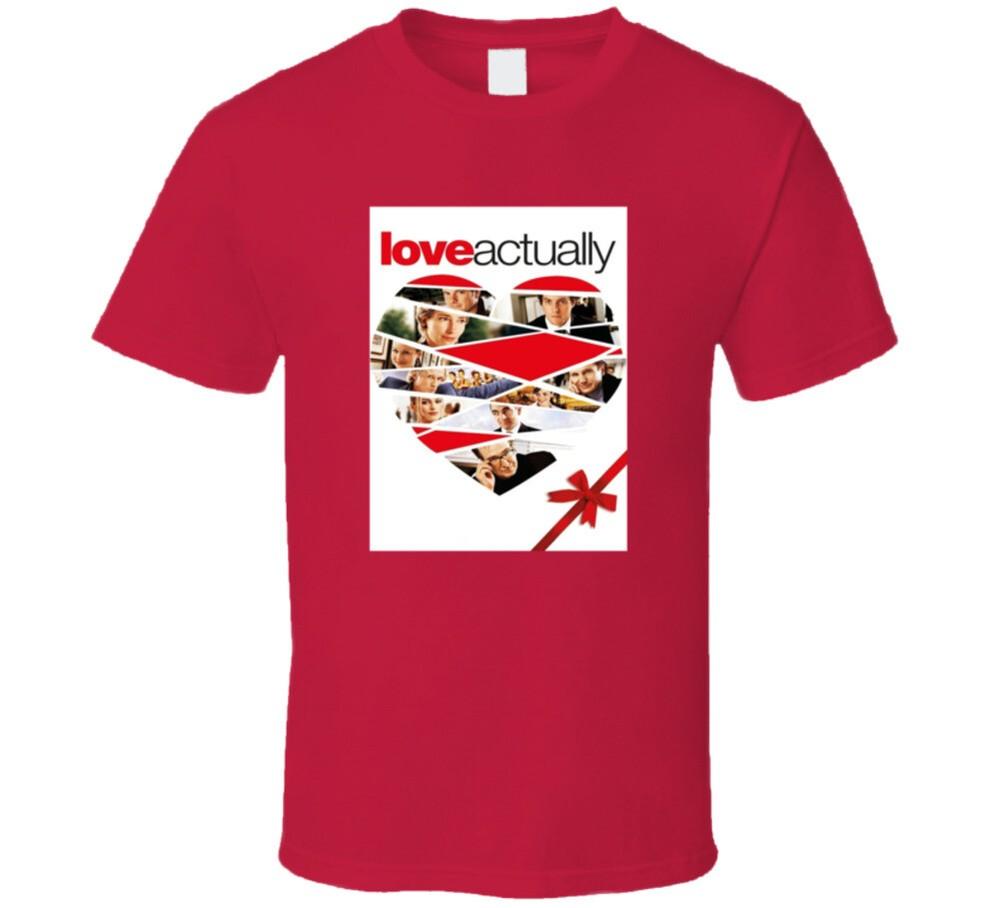 Love Actually Tee Classic Rom Com Christmas Holiday Movie T Shirt Unisex T-Shirt XXXL