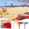 4 Stück Strandtuch-Befestigungsclip-Hering, Winddichte Outdoor-Picknickdecke Sandspikes, Tragbarer Deckenhalter Picknickmatte Klemmen