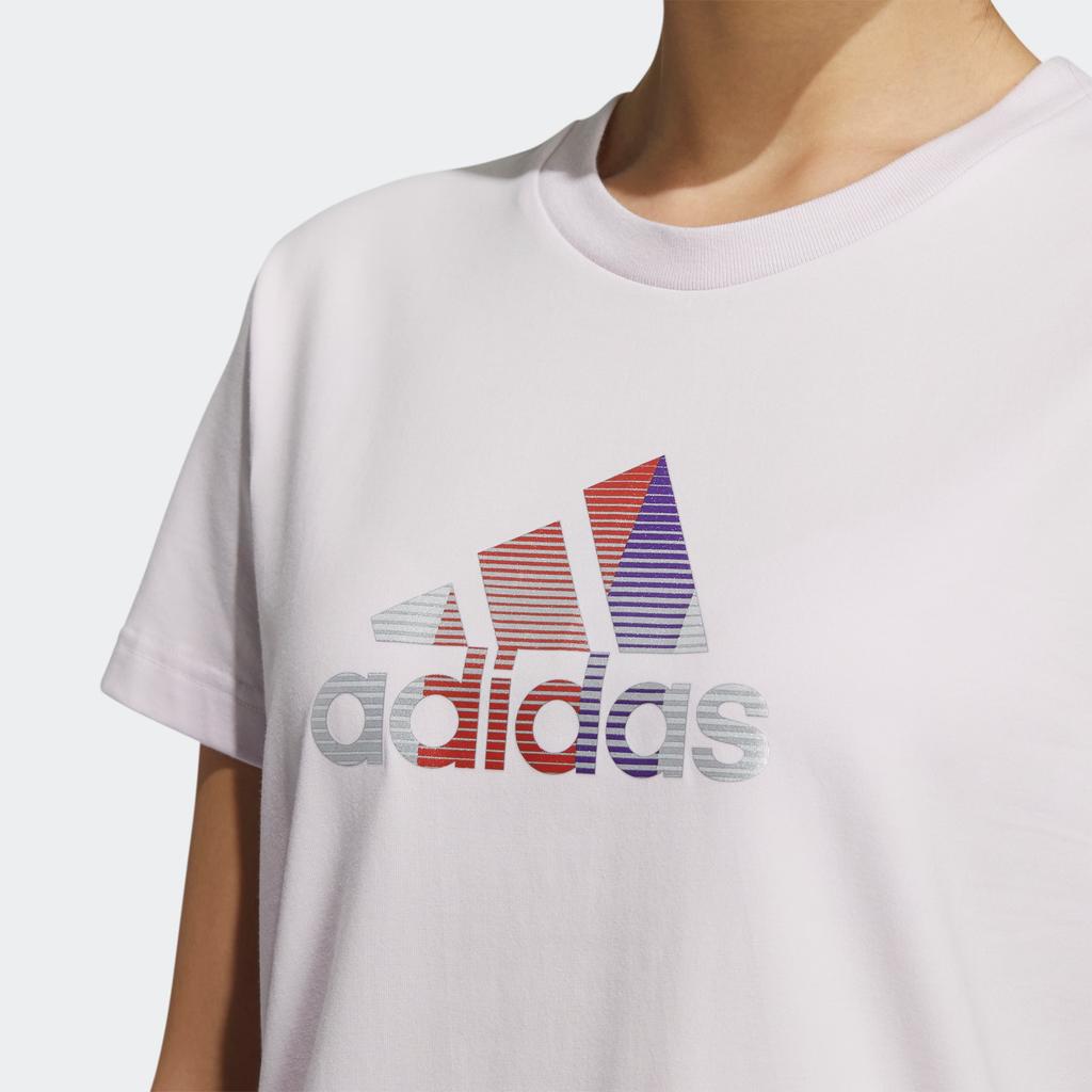 (WMNS) Adidas Fi Bos T-Shirt Asia Sizing 'White' Women's HF0035