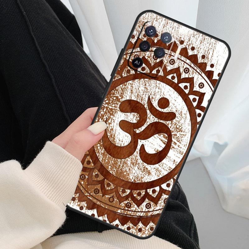 Yoga Om Hindu Symbol Case For Oppo A40 A60 A80 A5 Pro A15 A16 A17 A57 A77 A94 A74 A54 A76 A96 A18 A38 A58 A78 A98