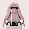 Girls School Bag With Pendant Nylon Backpack Travel Rucksack Multi Pockets Waterproof Casual Simple Style Schoolbag For Teenager