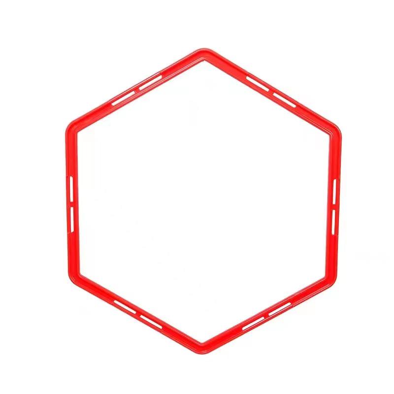 Hexagonal Agility Ring: Multi-functional Training Aid for Kids' Fitness and Sports