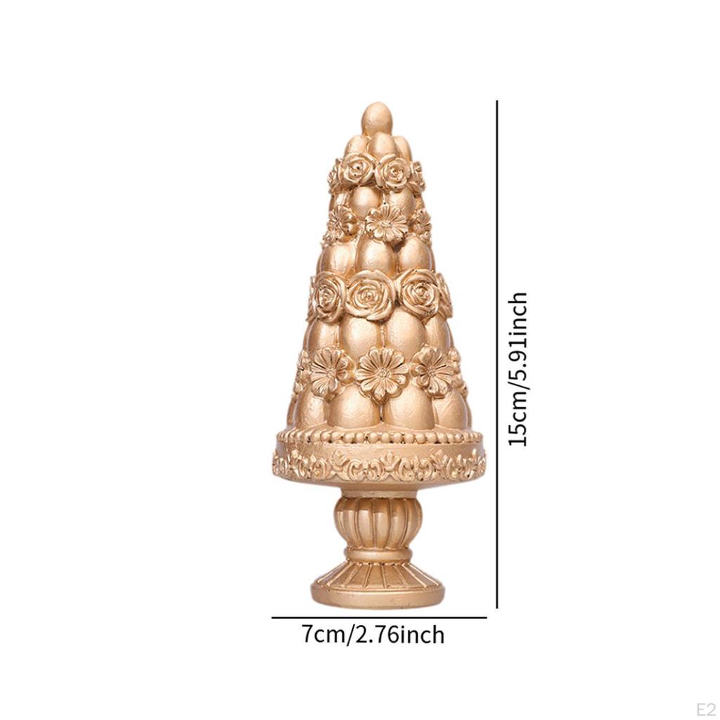 Easter Egg Tree Figurine Desk Ornament Hfriend Gift Artwork Festival Home Decor Resin Sculpture