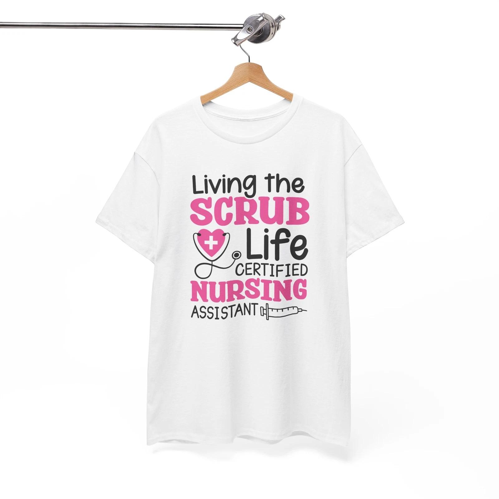 Nursing is a Work of Heart T-Shirt | Cute RN Gift Tee | Medical Love XL
