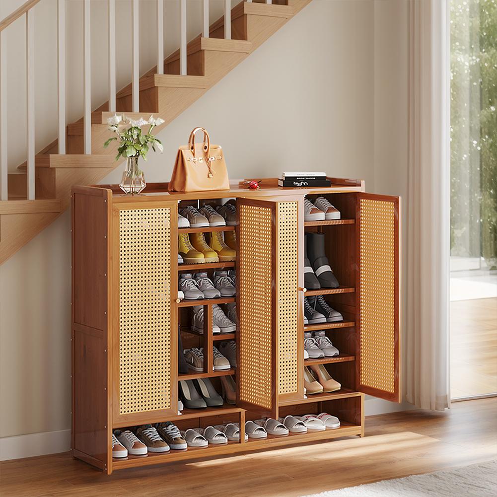 Premium Customized Entryway Shoe Cabinet Up To 36-40 Pairs Shoe Organizer Shelves Bookcase Shoes Cabinet Furniture For Home