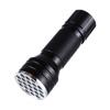 UV Ultra Violet 21 LED Flashlight Mini Blacklight Aluminum Torch Light Lamp