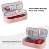 Portable Compact Blow Dryer Carrying Case With Double Layer Compartments Thickened EVA Protections Easy To Carry