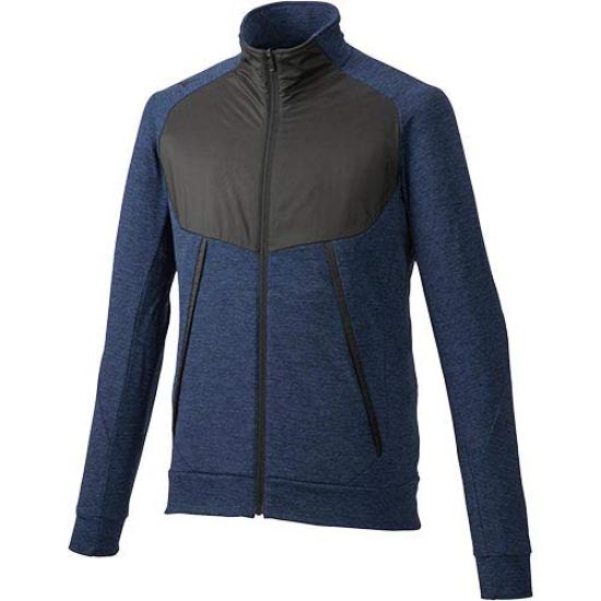 

Mizuno Stretch Fleece Light Slim Blue Size XL Training Wear Men s Jacket, Fit, Print, (Japan XL) (32MC9510),