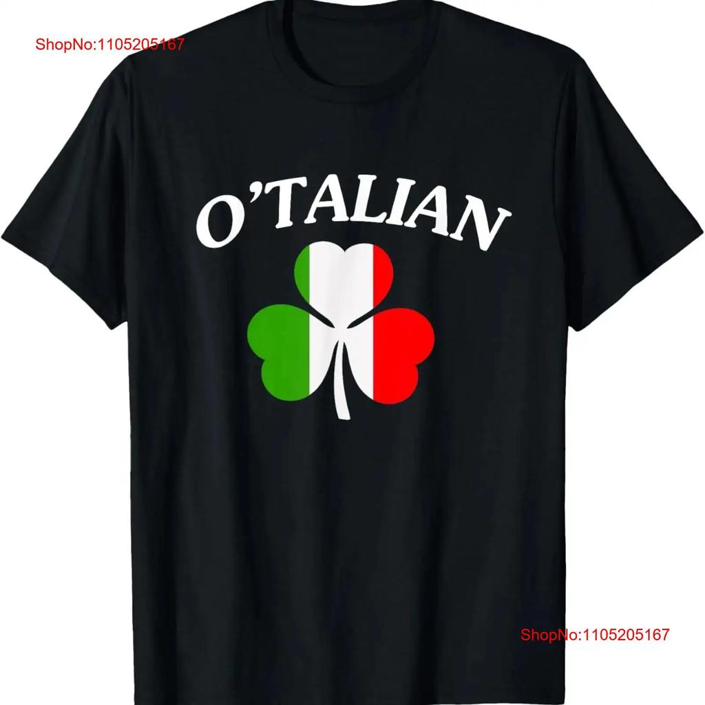 Italian T Shirt Otalian Italy Flag Italia Funny Vintage Homme Breathable Fashion Stylish Comfortable Slightly