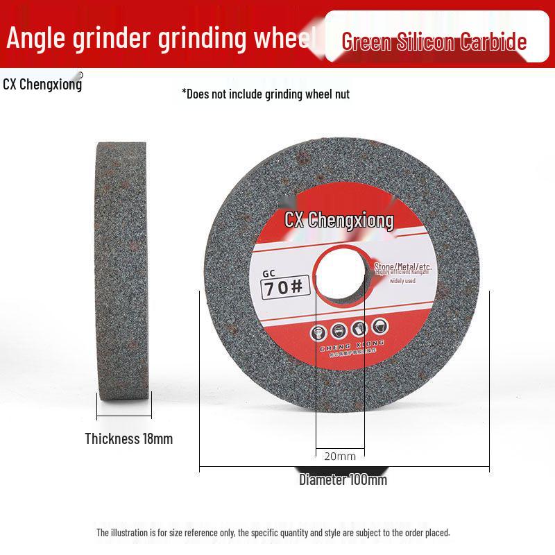 Green Silicon Carbide Angle Grinder Wheel - Metal & Knife Sharpener