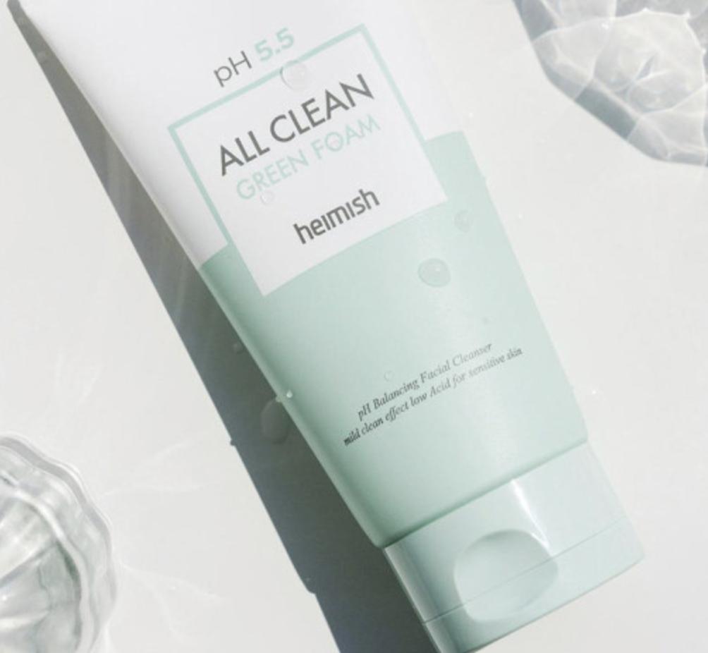 Heimish All Clean Green Foam pH Balancing Gentle Cleanser 150g