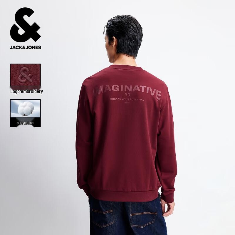 

JACK&JONES Men s Graphic Crewneck Sweatshirt S