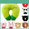 Black Cat Pig Strawberry Ushaped Pillow With Crystal Velvet Cover For Adults And Travel