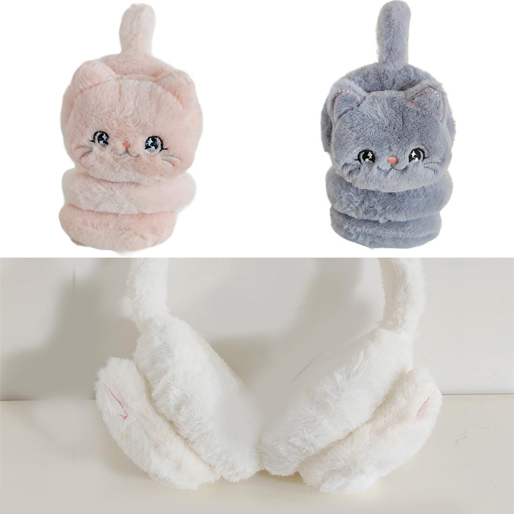 Plush EarMuffs for Girls and Kids Ear Warmer Furry Headband for Winter Christmas New Year Birthday Gifts