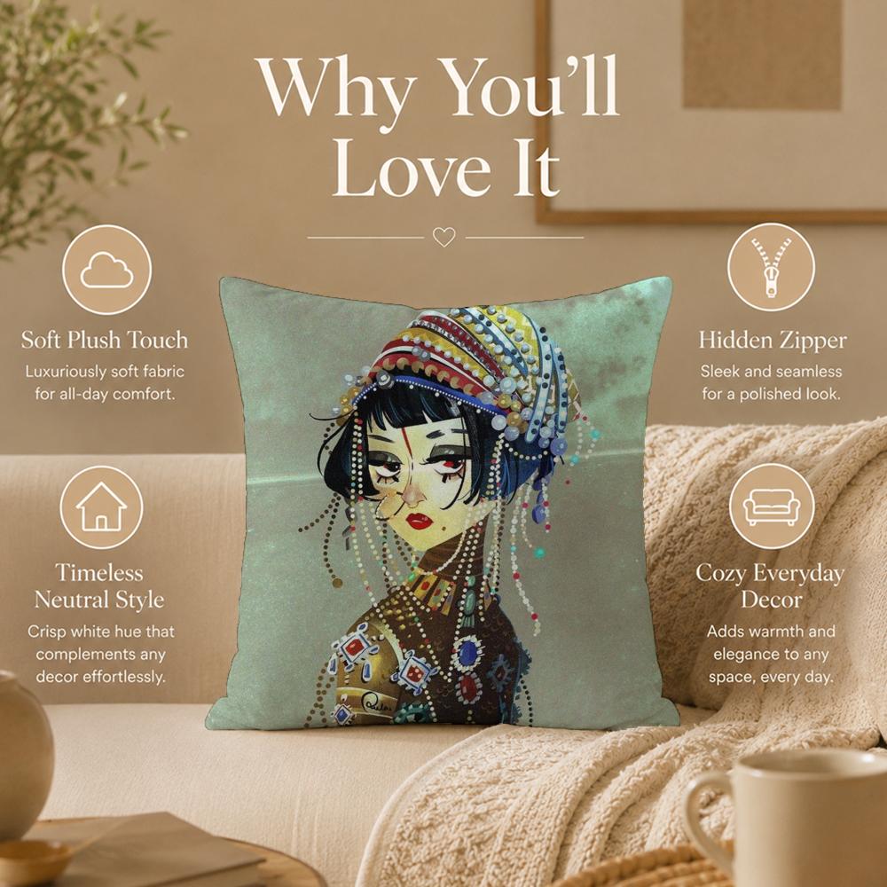 Animation L-Love, Death & RobotsS Cushion Cover Double-Sided Printed Pillow Cover Hypoallergenic Dust-Mite Proof