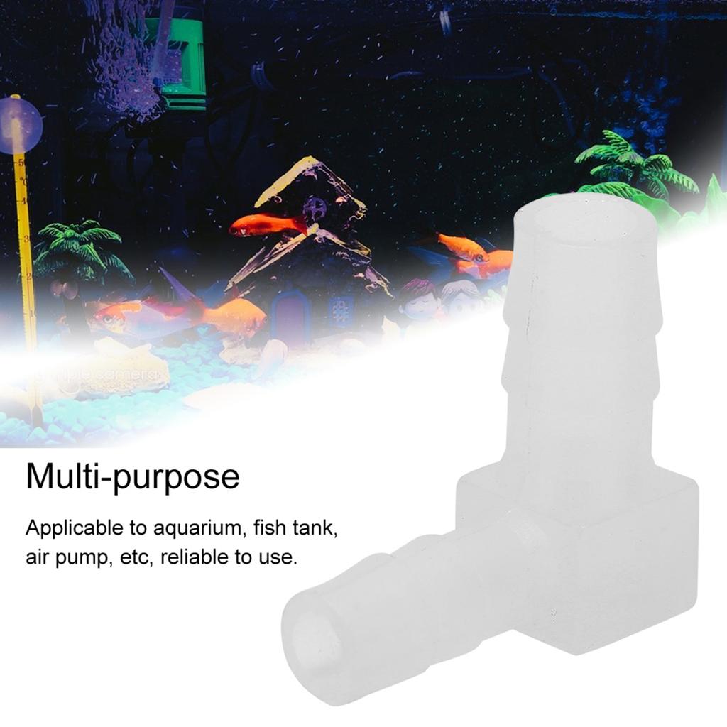 20PCS Aquarium 90 Degrees Elbow Air Pump Pipe Adapter Fish Tank Hose Fittings Connector