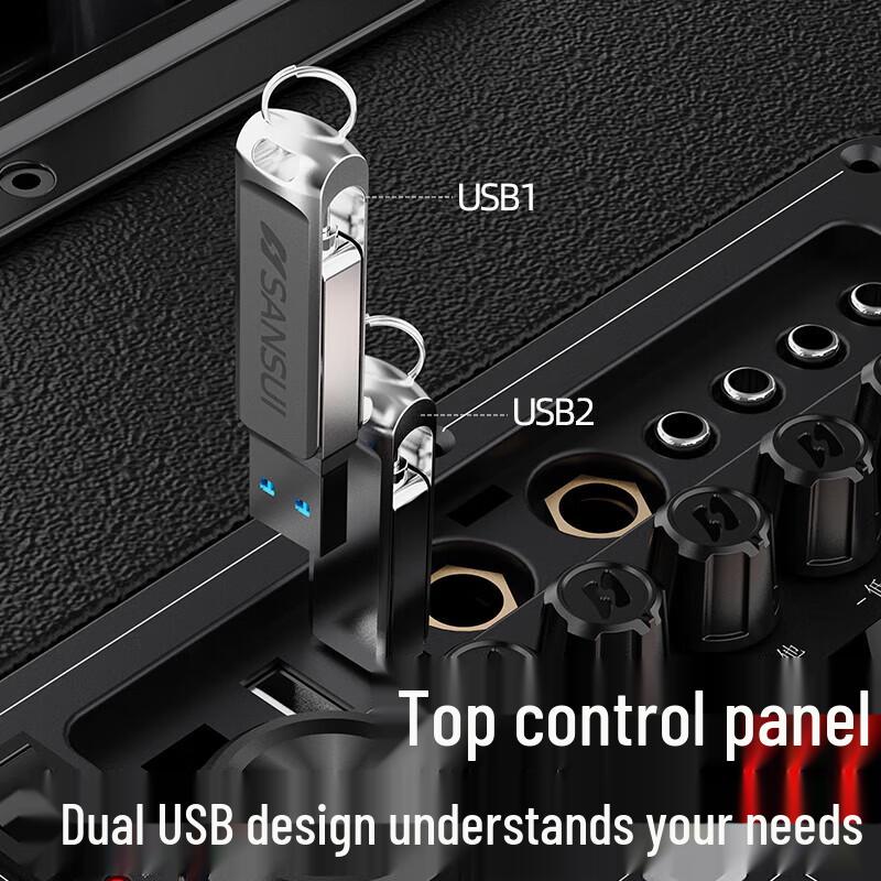 SANSUI E15 Portable KTV Bluetooth Speaker CN plug (adapter included)