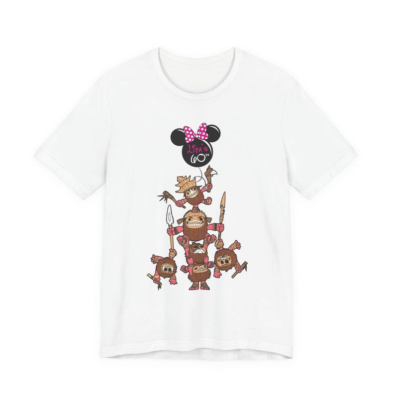 Coconut Character Tee | Graphic T-Shirt, Pink Black Yellow 110