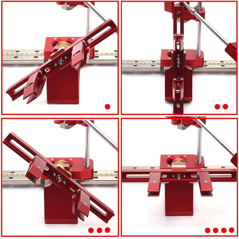 FTtool Sharpening Tool with Fixed High Rotating Sharpening and Sharpening Stone Angle, 0.1mm Precision, 360° Guide, (HRGJ94-R)