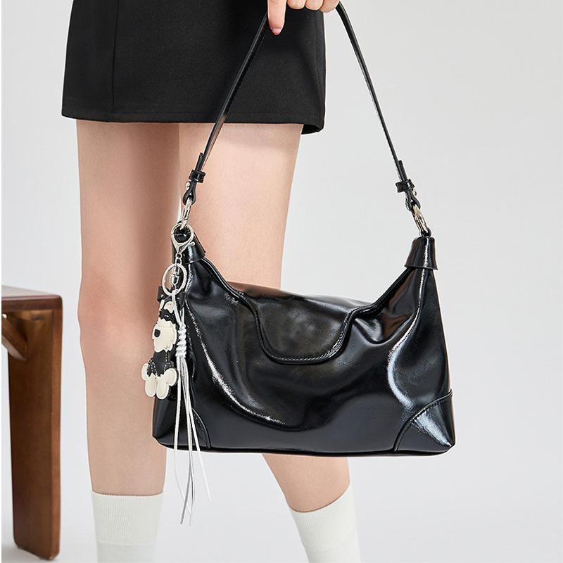 Bag Autumn Relaxation Simple Portable Baguette Niche Design Daily Commuter Shoulder Bag
