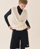 GRIDAJ Minimal Merino Wool Bermuda Knit Pants _ Black
