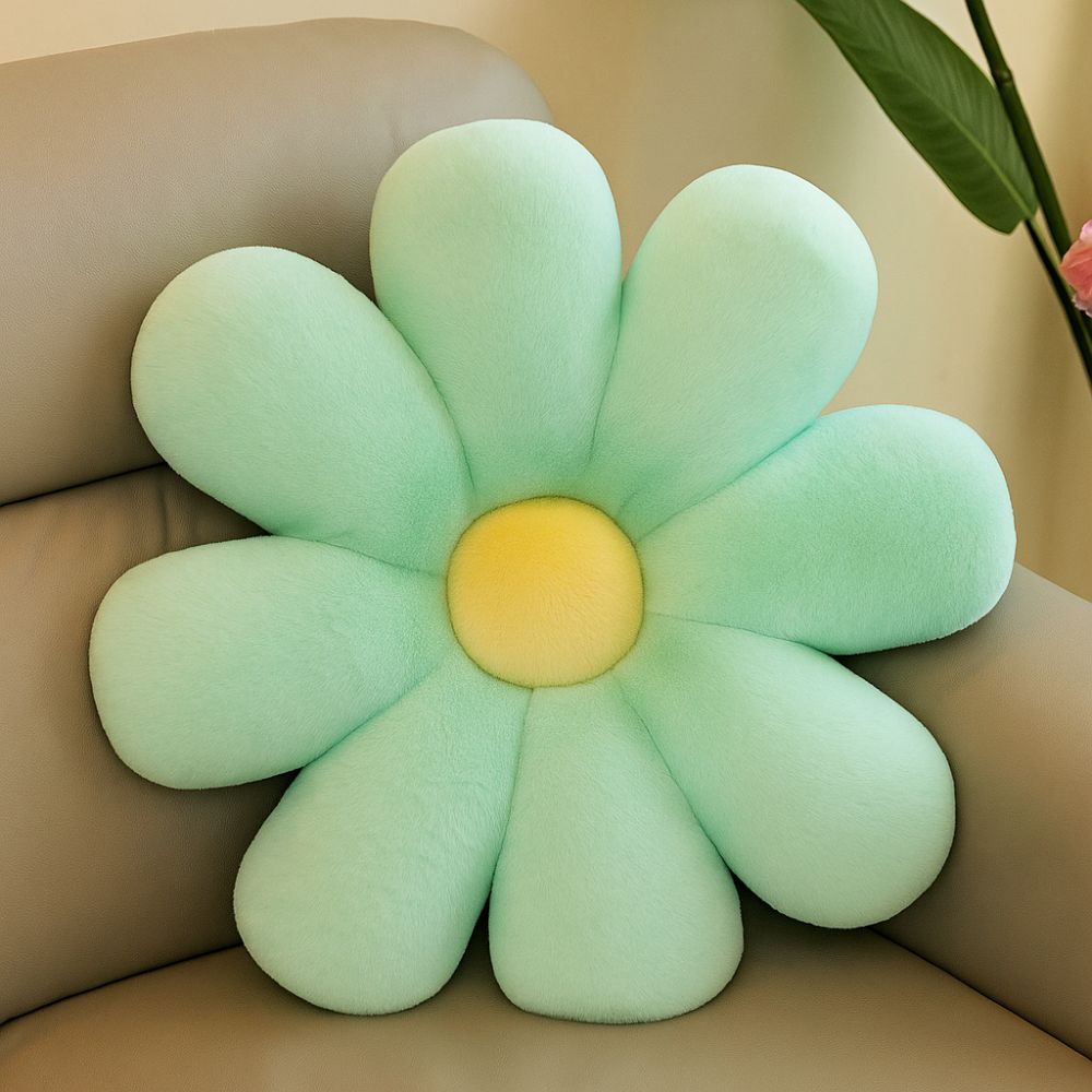 40cm Sunflower Pillow Soft Daisy Seat Cushion Car Seat Back Cushion  Sofa Decor