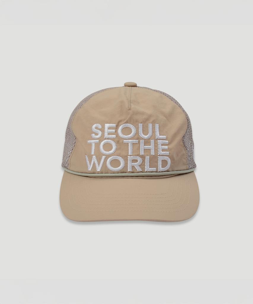 Peuluaen Fru& Needle Point Mix Mash Cap_White&Beige