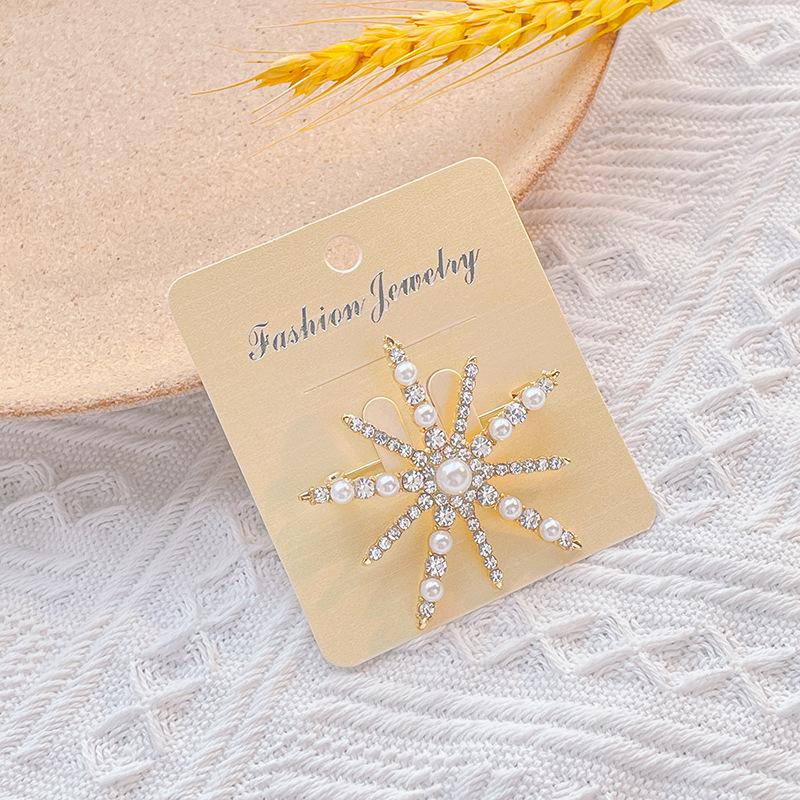 Clothing Accessories, Fashionable and Versatile Brooches, Elegant Star Corsages, Clothing Matching Pins