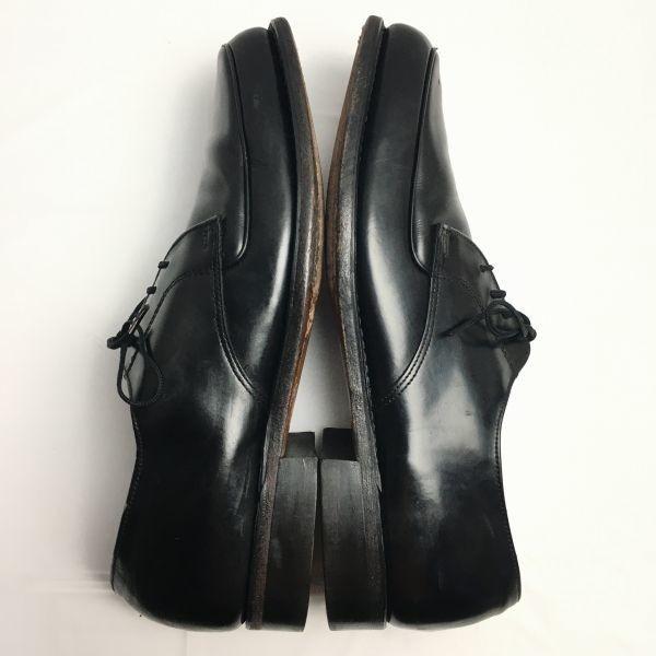 70s-80s? Vintage TOWNCRAFT U-Tip Business Shoes 8.5D 26.0-26.5 Black USA Made(USED)
